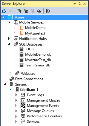 vs2015_ServerExplorer3 Server Explorer