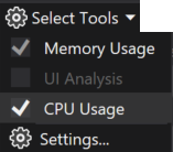 DiagToolsSelectTool Show Diagnostics Tools
