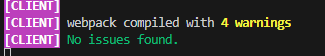 client app console logs
