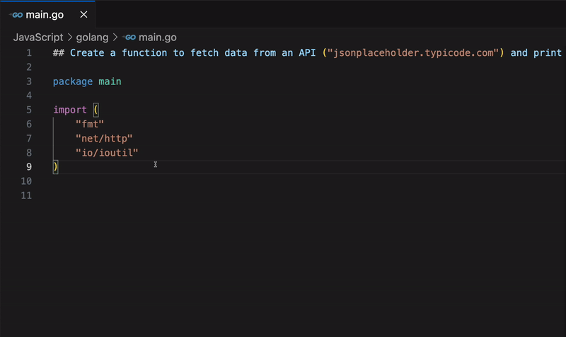 Schermopname van het minimaliseren van contextwisseling.