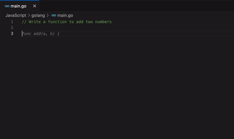 Schermopname van het voltooien van gepersonaliseerde code.