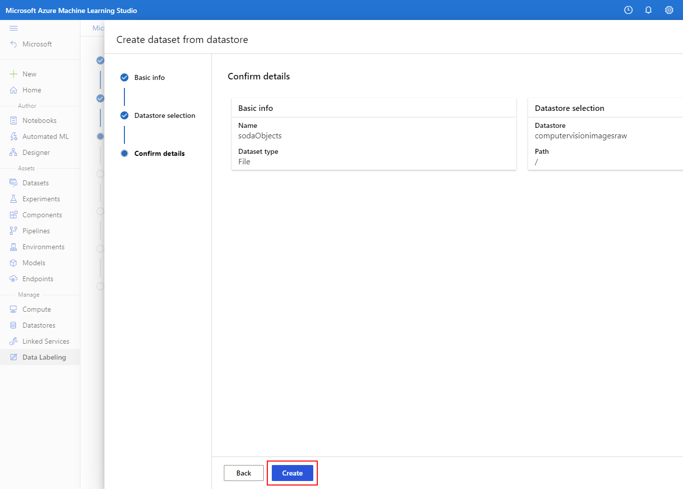 Een schermopname van de sectie Details bevestigen.