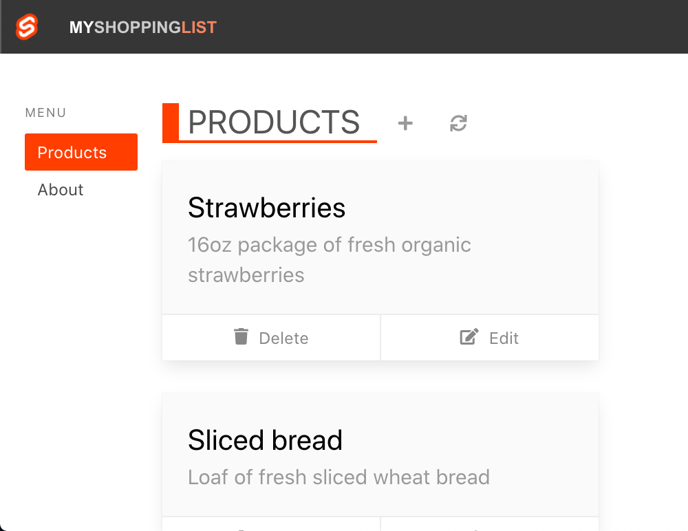 Schermopname van uw Svelte-webapp.