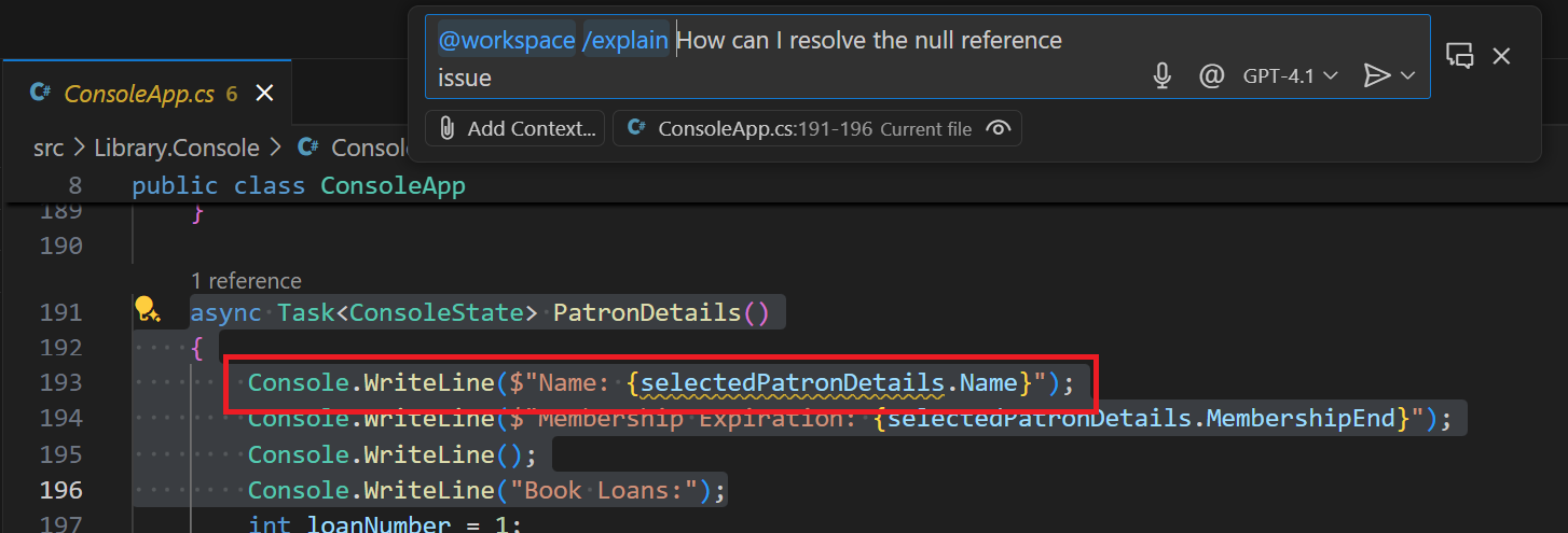 Schermopname van het venster Snelle chat.