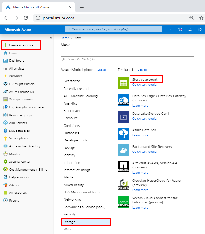 Een HDInsight Interactive Query-oplossing maken in Azure Portal.