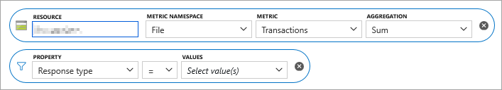 Schermopname van het eigenschapsfilter 'Antwoordtype'.