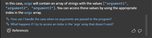 Schermafbeelding van een Copilot-follow-upvraag.