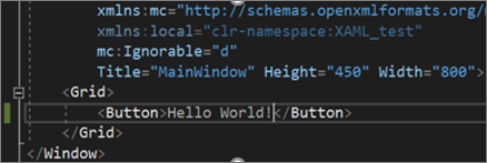 Code-editor bewerken met groene balk