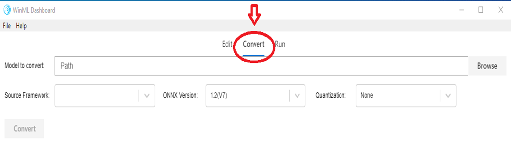 Een model converteren
