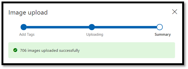 Voortgang van het uploaden van afbeeldingen
