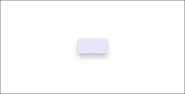 Eén rechthoekige pop-up met een schaduw.