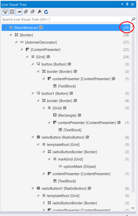 Live visuele structuur.