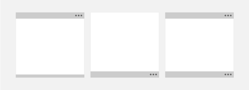Voorbeeld 1 van plaatsing van app-balk