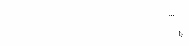 Schermopname van een opdrachtbalk met een gesloten minimale status.