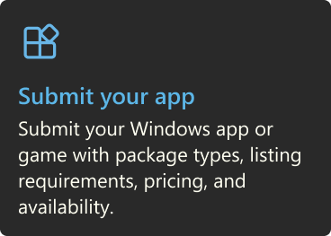 Pictogram voor het indienen van apps