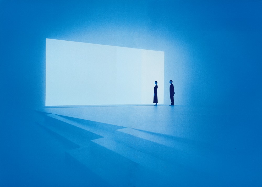 Artwork by James Turrell. Created in 1998 and titled Wide Out.
