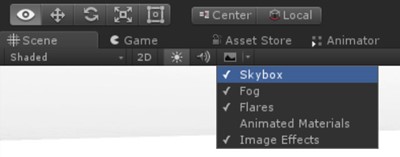 Optie skybox in-/uitschakelen