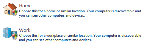 schermafbeelding van twee opdrachtkoppelingen met grotere pictogrammen 