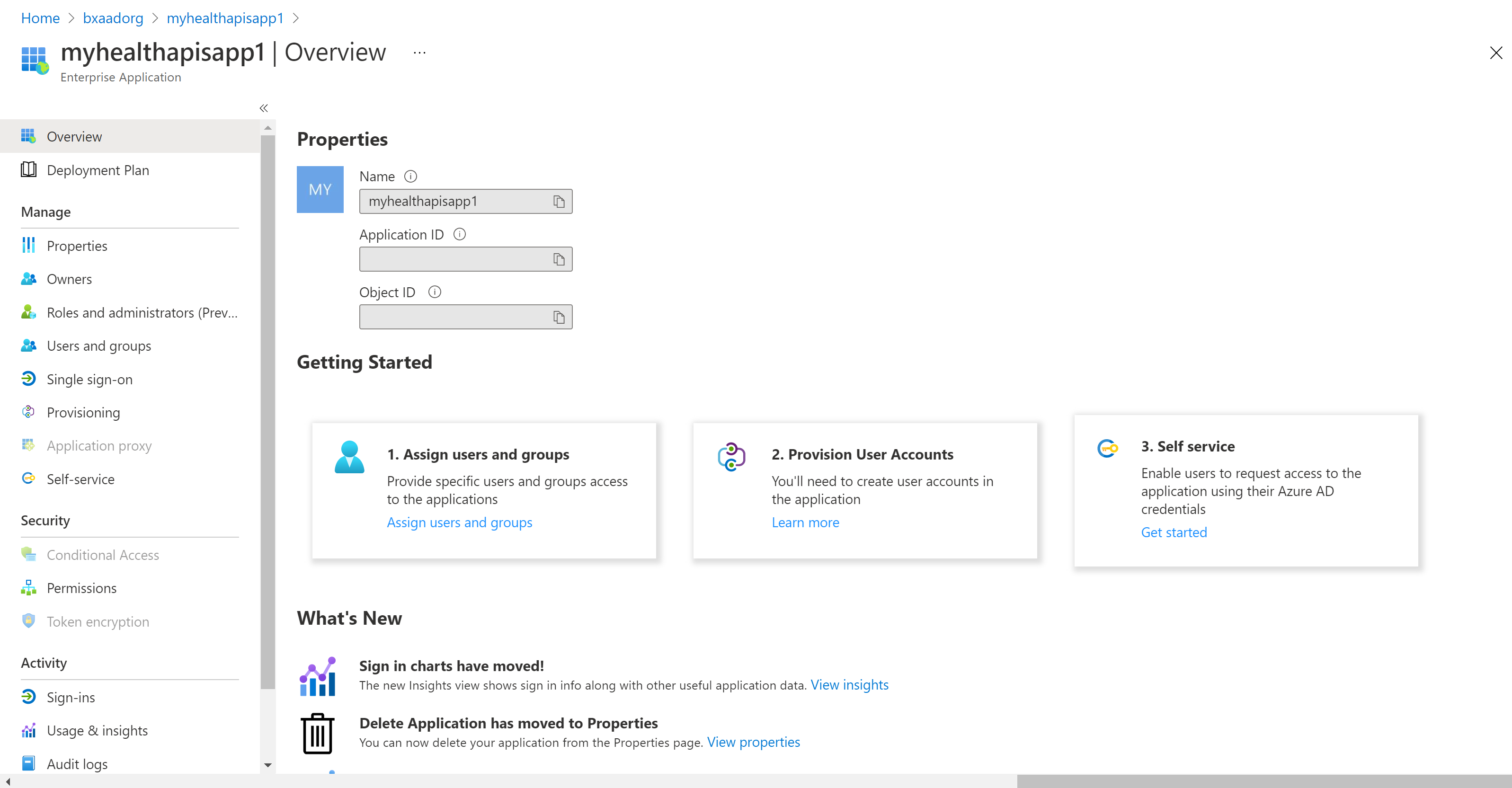 Screenshot of client ID