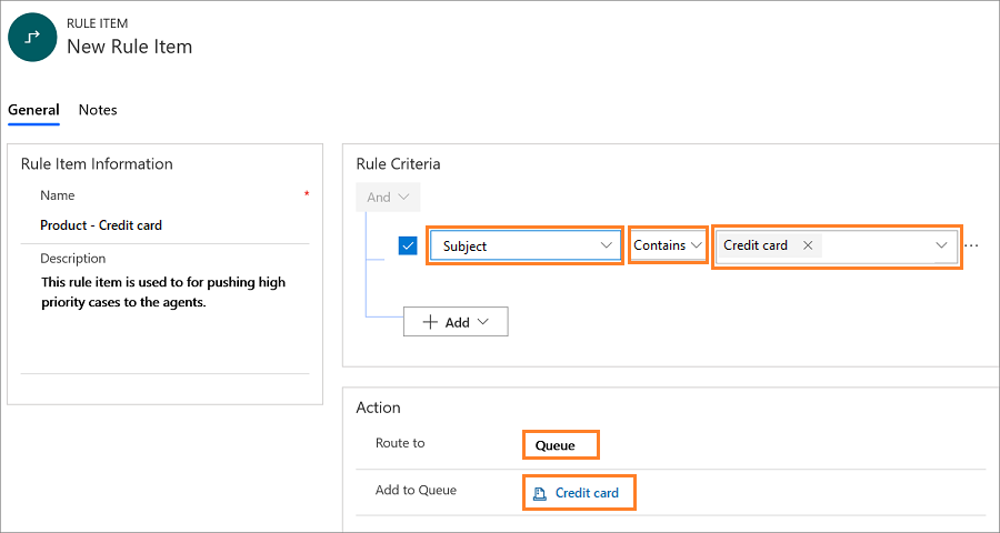 New Rule Item values New Rule Item values.