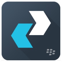 Aplikacja partnerskia — ikona mostka Blackberry Enterprise