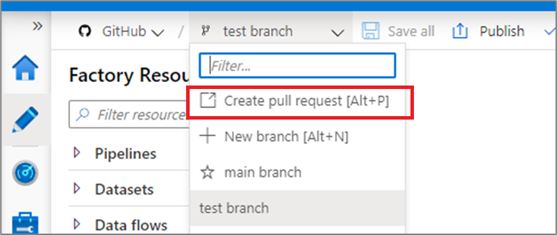 Utwórz nowy pull request