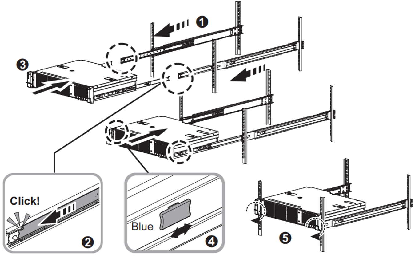 Diagram przedstawiający sposób wstawiania obudowy.