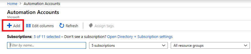 Panel Kont automatyzacji