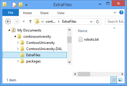 Folder ExtraFiles
