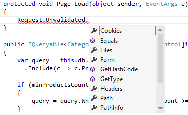 Request.Unvalidated, obiekt Request.Unvalidated, obiekt
