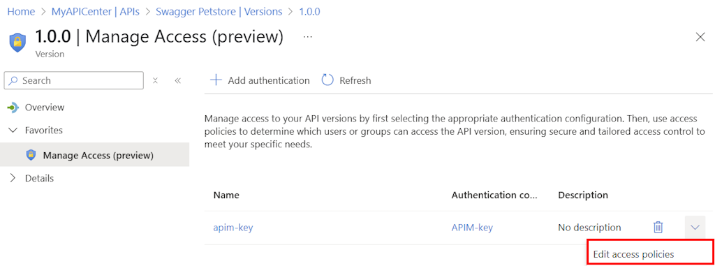 Zrzut ekranu przedstawiający dodawanie zasad dostępu w portalu.
