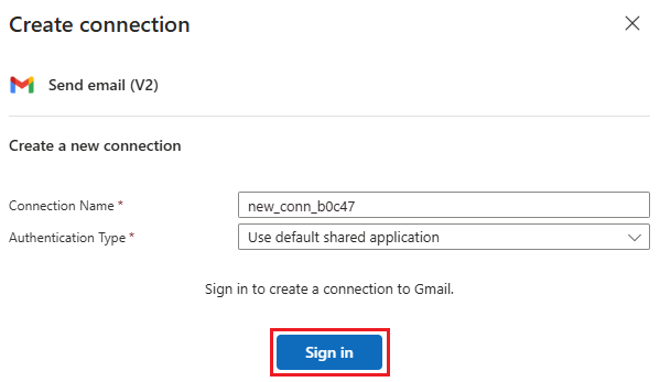 Zrzut ekranu przedstawiający akcję Gmail, w której logujesz się do konta Gmail.