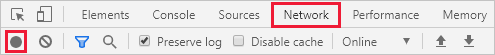 Zrzut ekranu przedstawiający sposób rejestrowania dziennika sieciowego w przeglądarce Chrome.