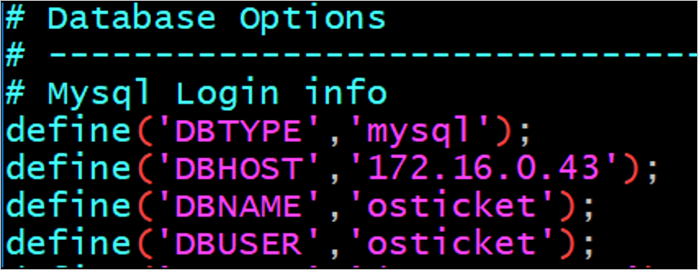 Zrzut ekranu przedstawiający adres IP przed aktualizacją.