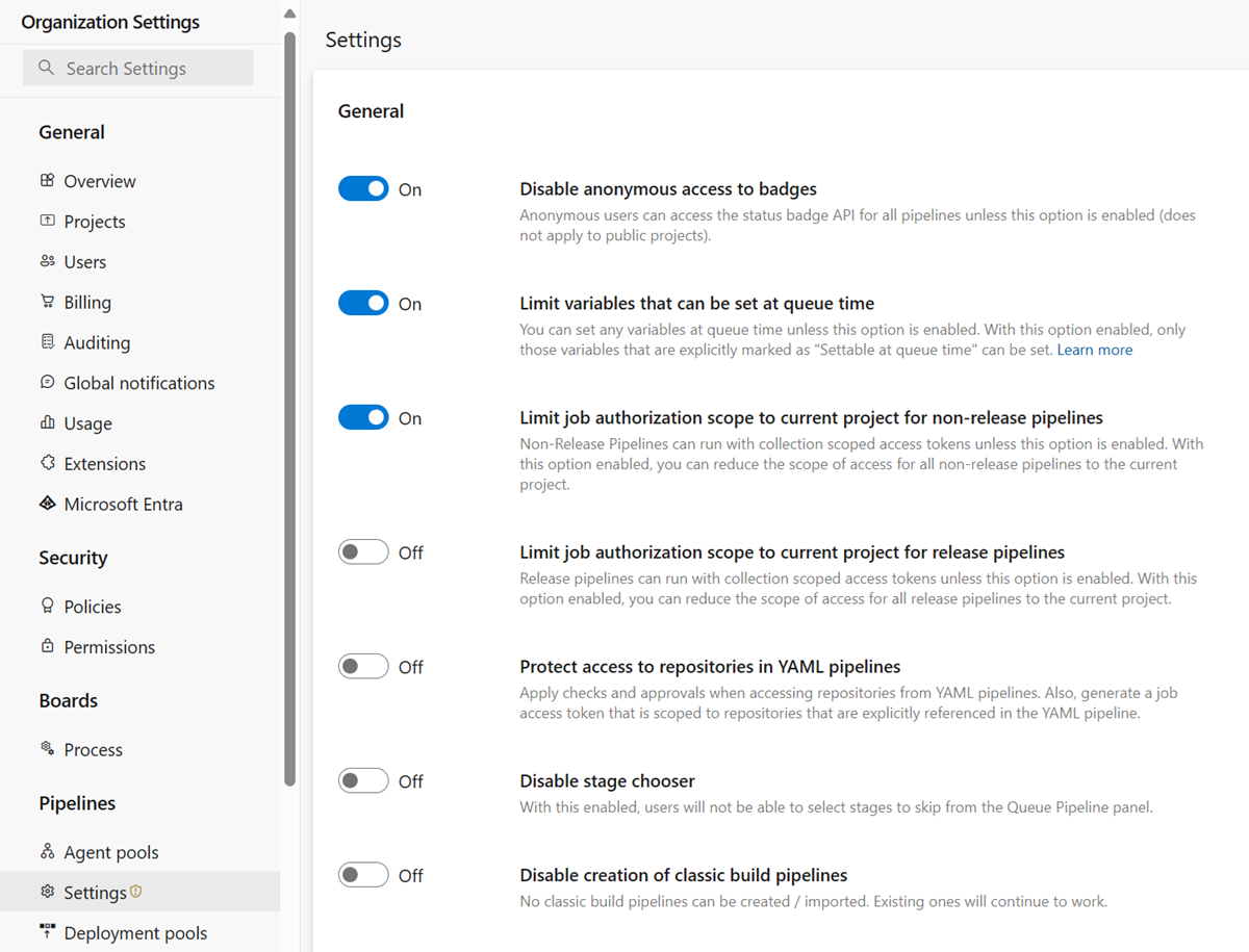 Zrzut ekranu przedstawiający interfejs użytkownika zakresu autoryzacji zadania