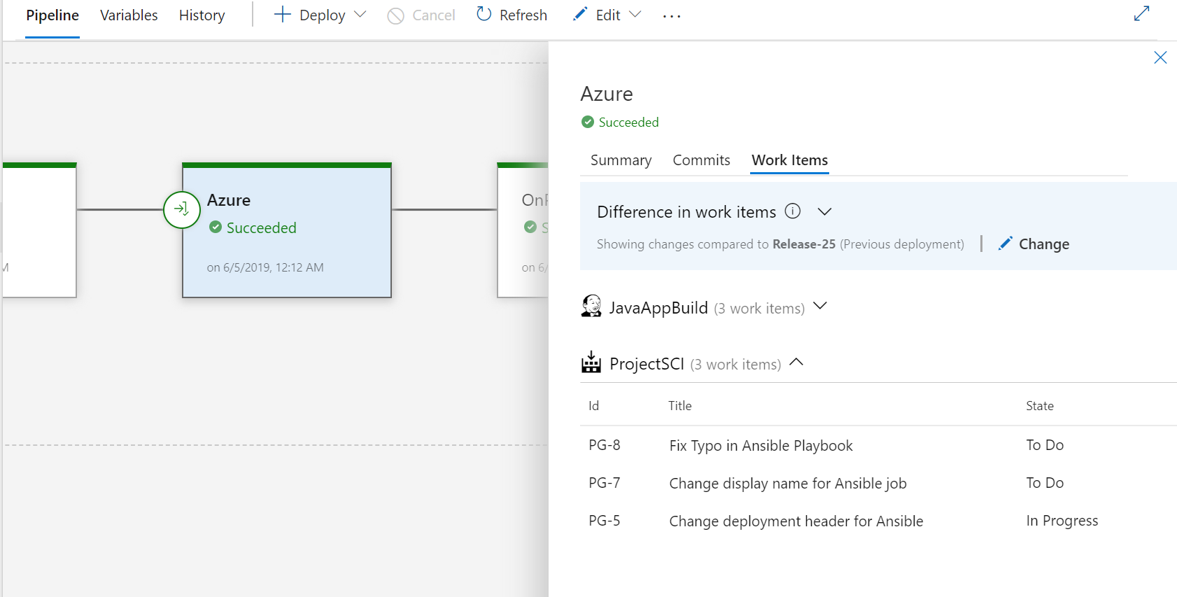 Aplikacja Azure Pipelines dla usługi Jira.