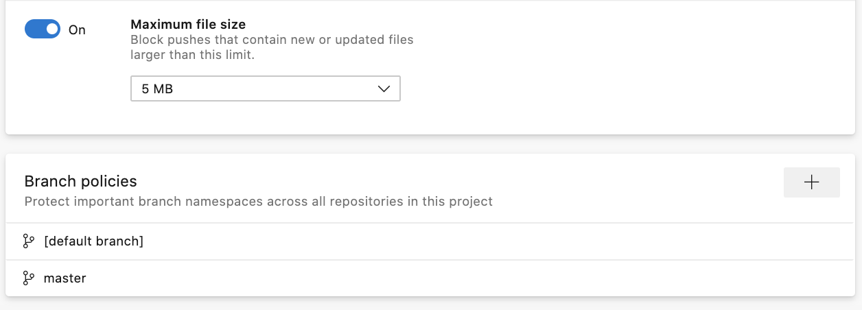 Wyświetl zasady międzyrepozytoryjne na karcie Zasady.