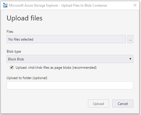 Zrzut ekranu przedstawiający okno wyszukiwania narzędzia Eksplorator usługi Microsoft Azure Storage. Pole wyboru