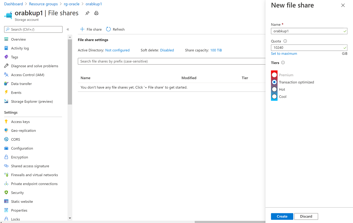Zrzut ekranu przedstawiający opcje dodawania nowego udziału plików.