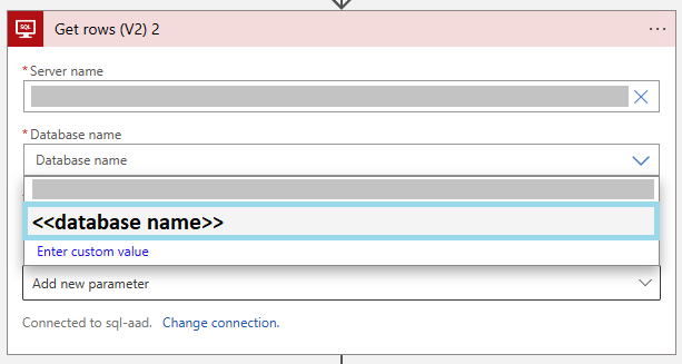 Wybieranie bazy danych