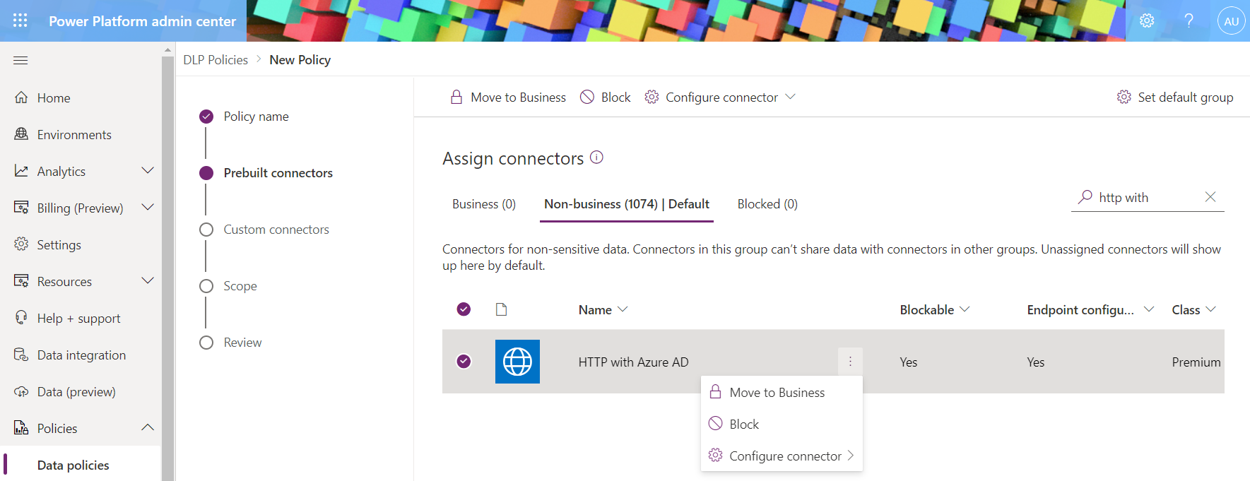 Centrum administracyjne platformy Power Platform