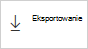 Zrzut ekranu przedstawiający przycisk eksportu w dzienniku aktywności.
