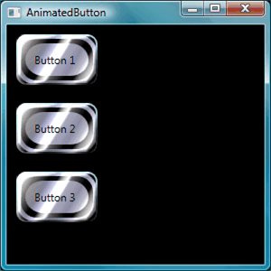 Custom buttons that were created by using XAML