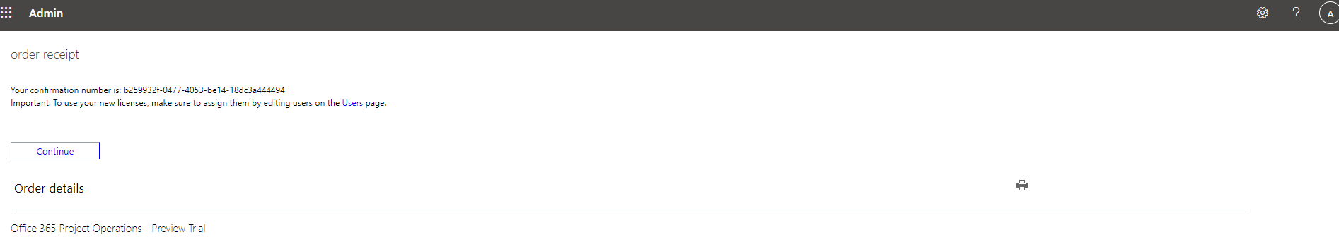 Zrzut ekranu przedstawiający stronę potwierdzenia zamówienia.