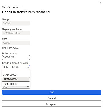 Odbiór towarów w tranzycie za pomocą aplikacji mobilnej