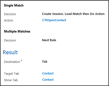 Specify appropriate values for the rule definition.