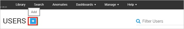Users Screenshot shows the Add button for Users.