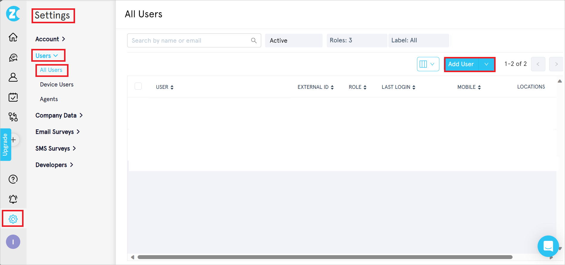 Zrzut ekranu przedstawia sposób tworzenia użytkowników w aplikacji.