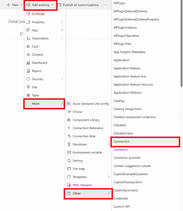Zrzut ekranu z widoczną opcją kopiowania połączenia.