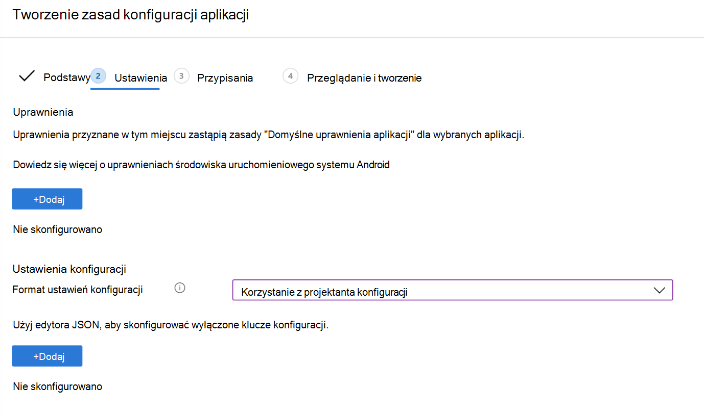 Create an app configuration VPN policy in Microsoft Intune using Configuration Designer - example.